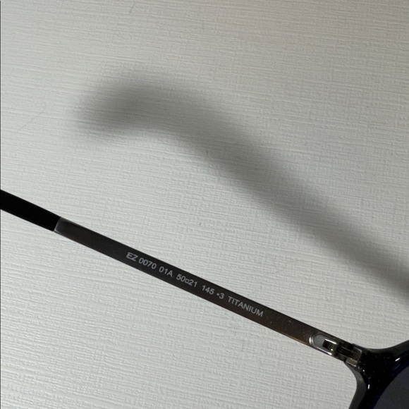 Ermenegildo Zegna mens black EZ 0070 titanium aviator style sunglasses EUC - Picture 5 of 8